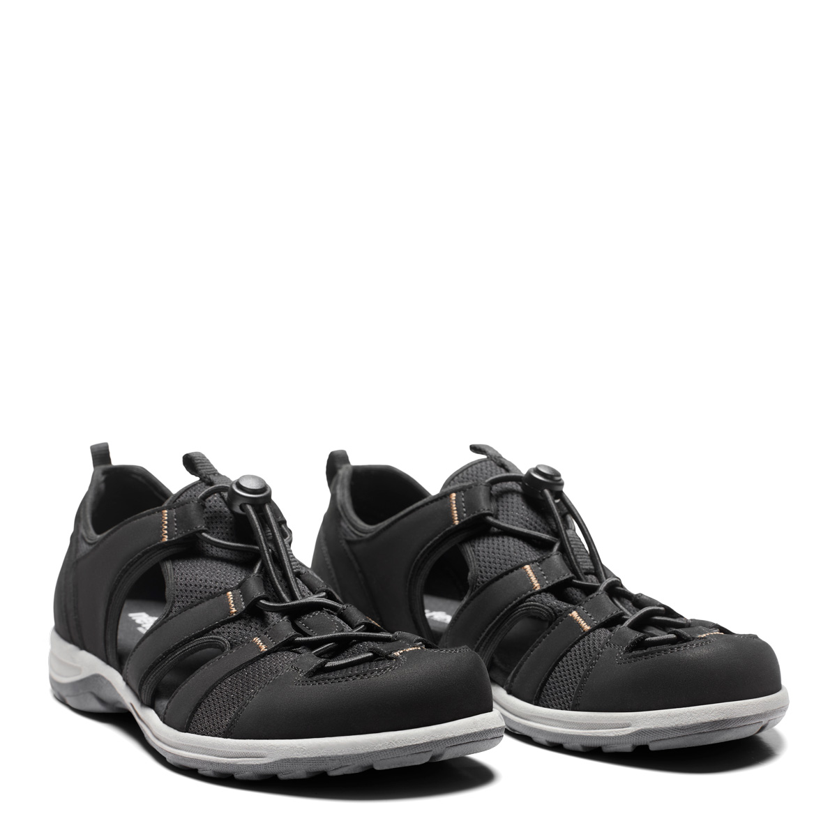 Praktisk herresandal med elastisk snørebånd - Billede 7